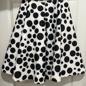 Polka dot skirt